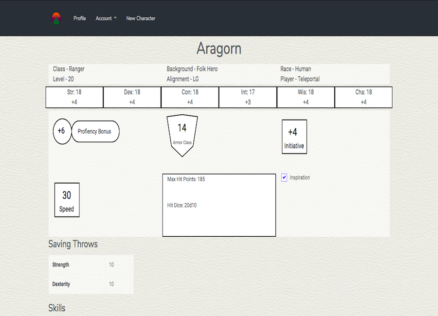 D&D Sheets